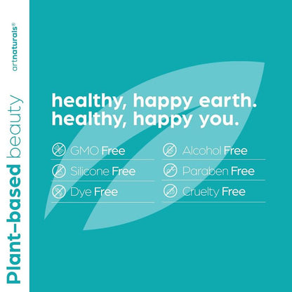 Artnaturals Organic Rosemary Castor Oil Hair Growth Kit with Comfort Scalp Brush